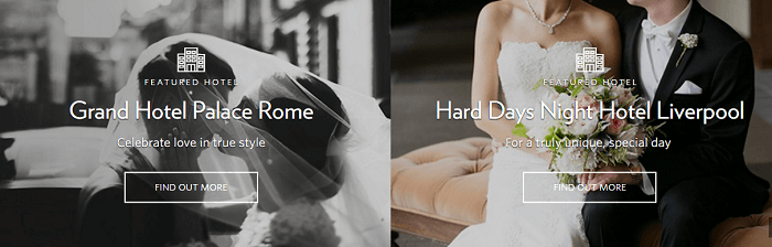 Millennium Hotels weddings Millennium Hotels weddings