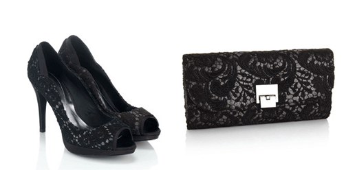 Monsoon black shoes and handbag Monsoon black shoes and handbag