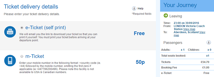 National Express booking National Express booking