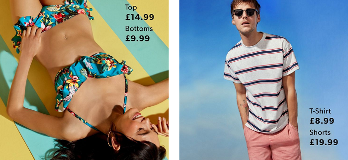 Holiday shop at New Look