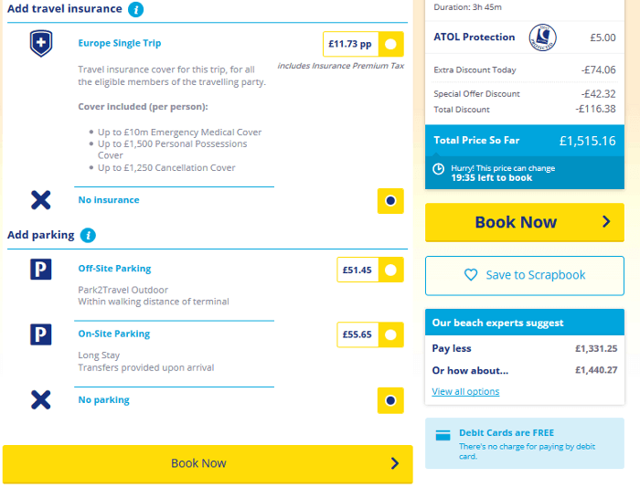 On the Beach booking On the Beach booking