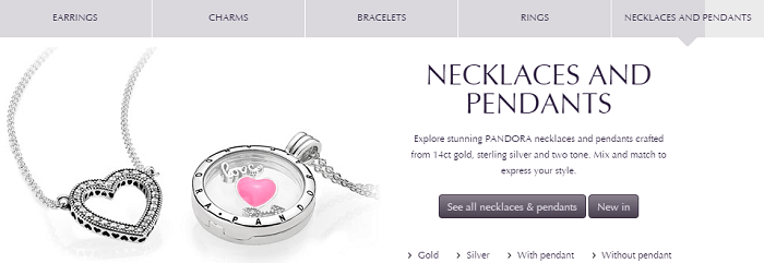 Pandora range Pandora range