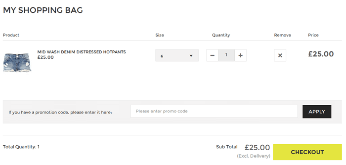 River Island's shopping bag overview River Island's shopping bag overview