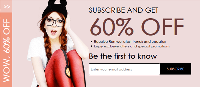 Romwe deal Romwe deal