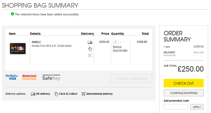 Selfridges checkout Selfridges checkout