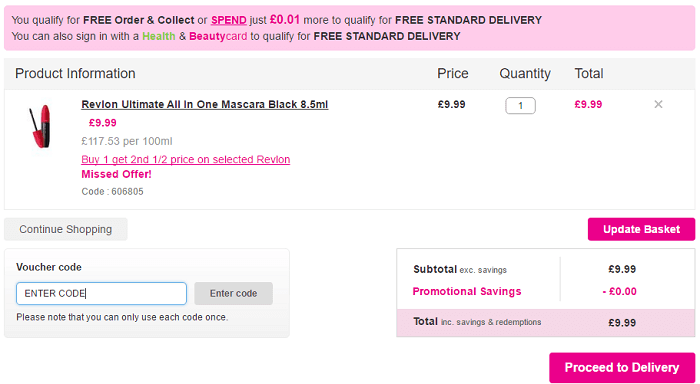 Superdrug basket Superdrug basket