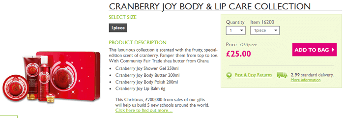 The Body Shop basket The Body Shop basket