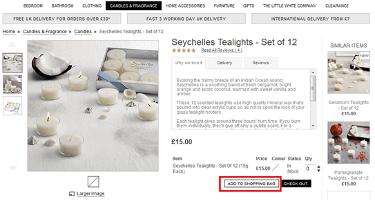 The White Company online shopping The White Company online shopping