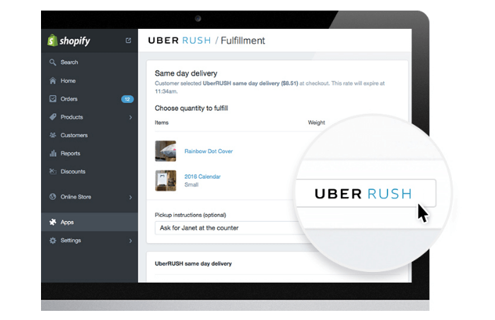 Uber delivery Uber delivery