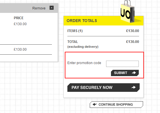 Urban Outfitters discount code box Urban Outfitters discount code box