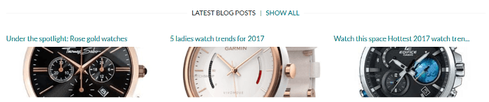 Watch Shop blog Watch Shop blog