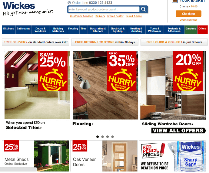 Wickes online store Wickes online store