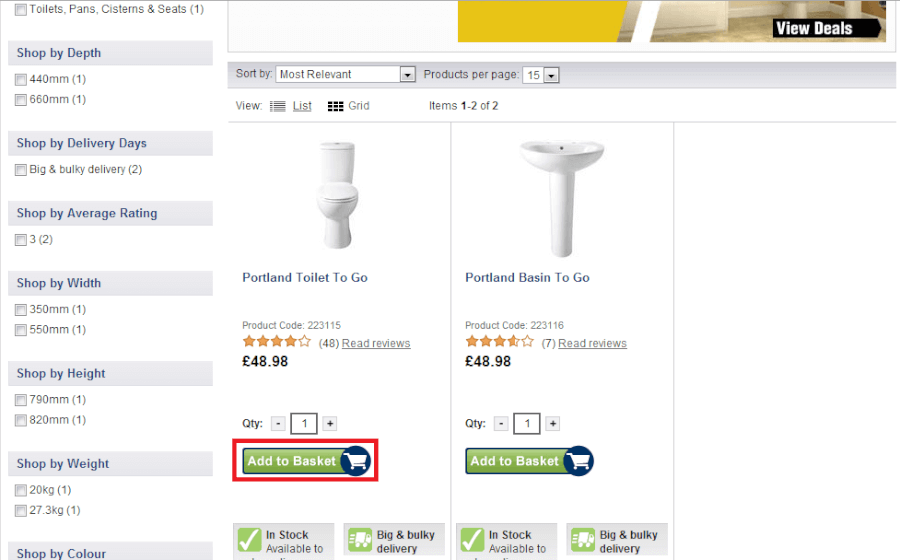 Wickers products Wickers products