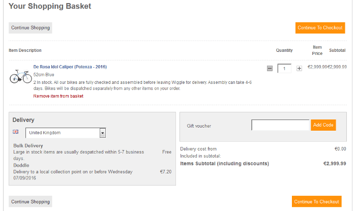 Wiggle basket Wiggle basket