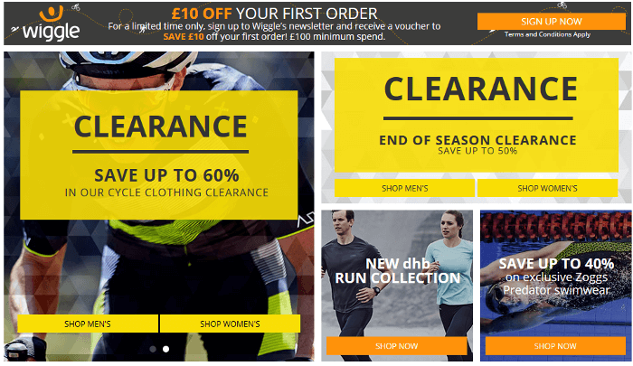 Wiggle promo Wiggle promo