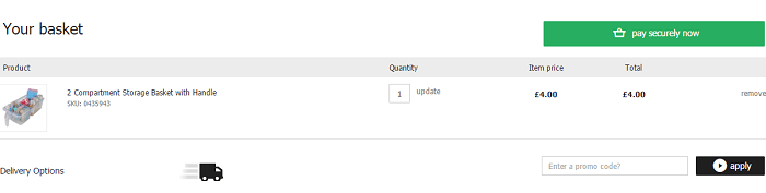 Wilko basket Wilko basket