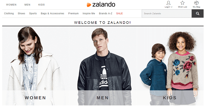 Zalando online store