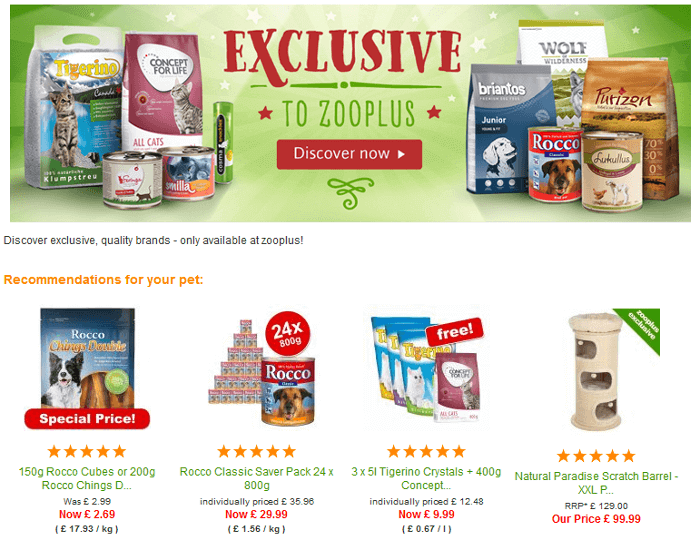 Zooplus offer