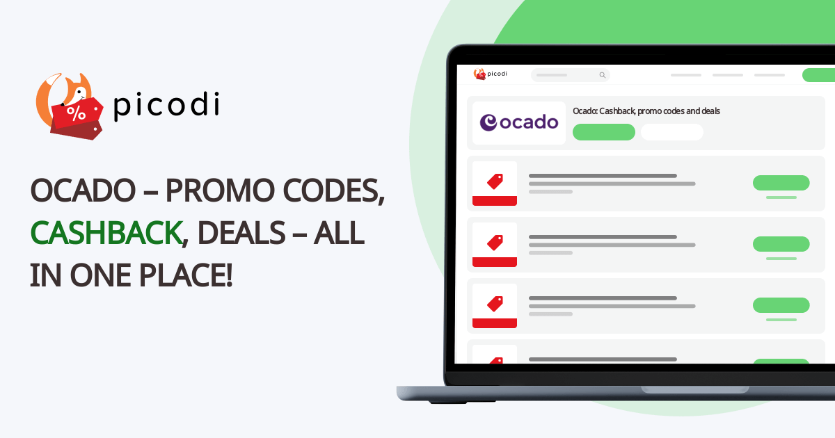 Ocado discount code August 2024 Picodi UK