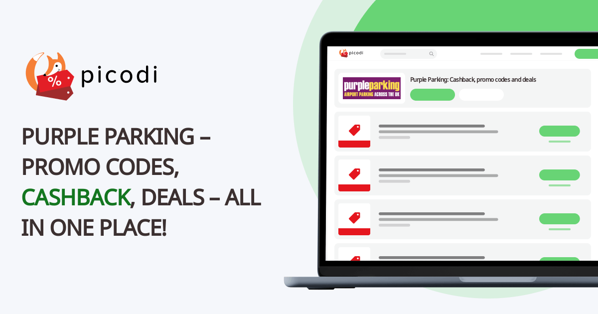 Purple Parking discount code July 2024 Picodi UK