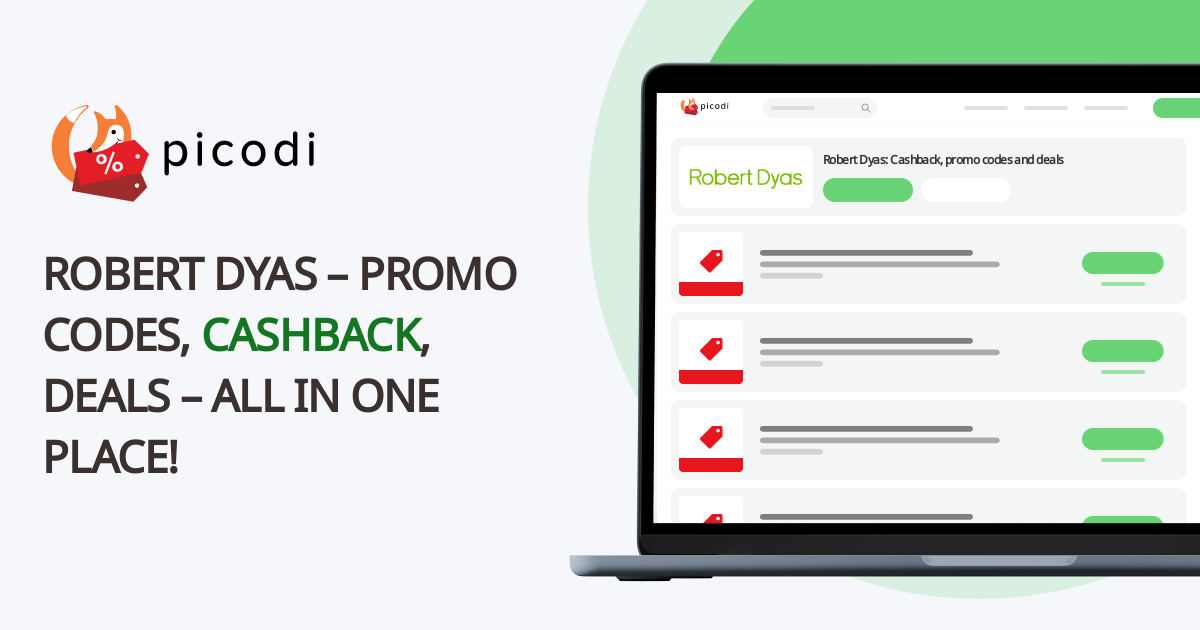 Robert Dyas discount code May 2024 Picodi UK