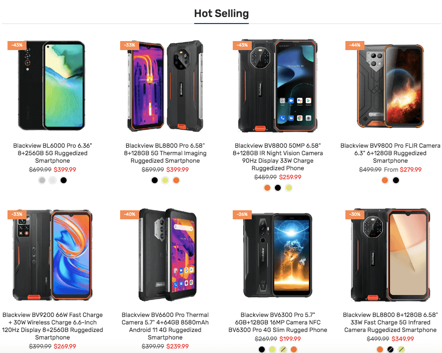 Blackview assortment