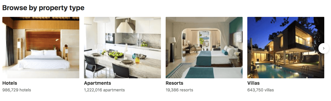 Booking.com assortment