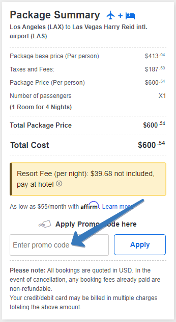 How to use an CheapOair promo code