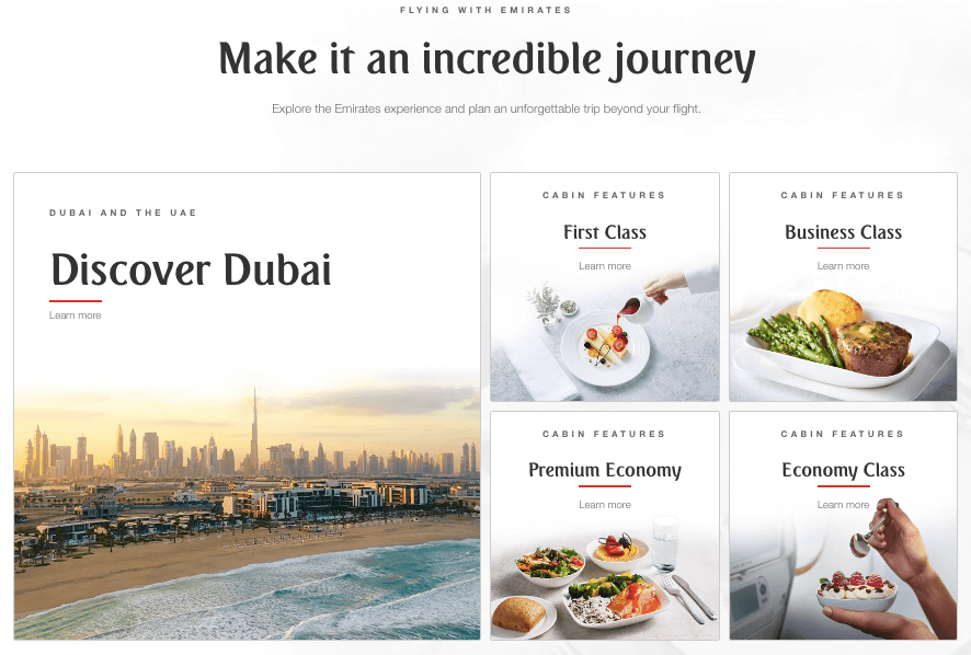 Emirates assortment