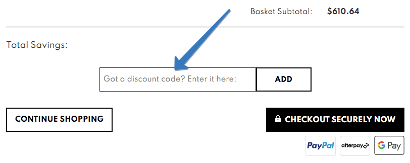 How to use a The Hut coupon code