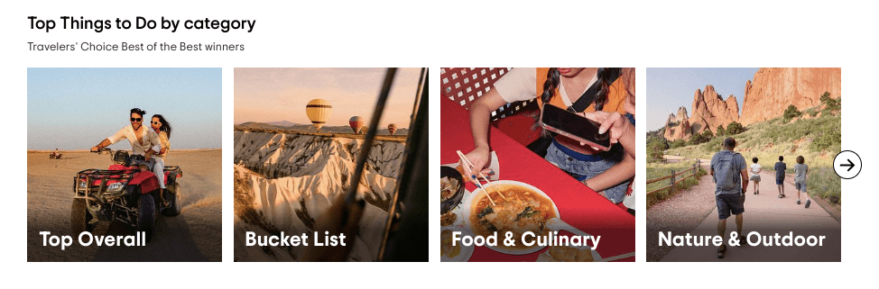 Tripadvisor assortment