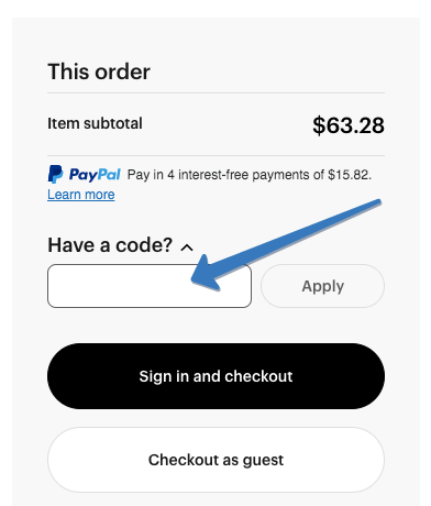 How to use a VistaPrint promo code