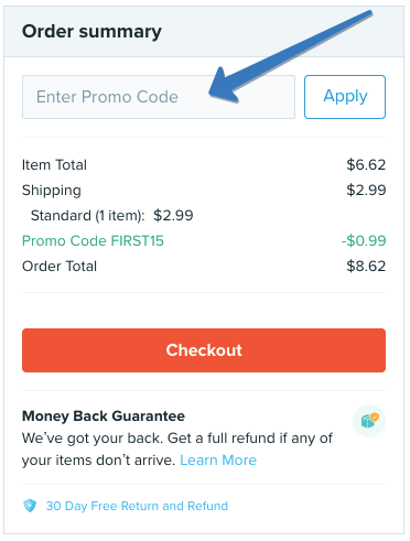 How to use a Wish promo code