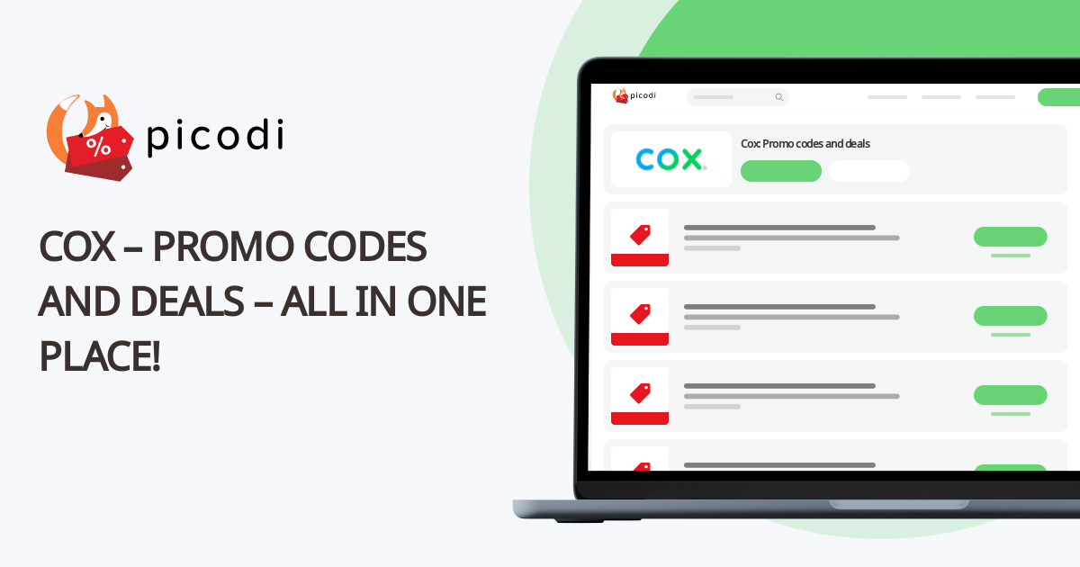 Cox promo code September 2024 Picodi USA