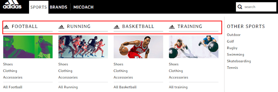 Adidas chào hàng khuyến mãi