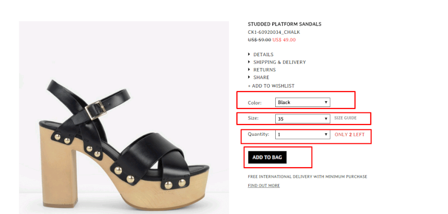 Charles & Keith phiếu mua hàng online