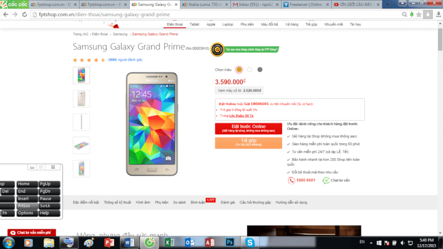 FPT Shop mã giảm giá