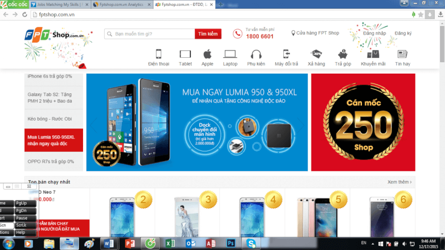 FPT Shop chào hàng