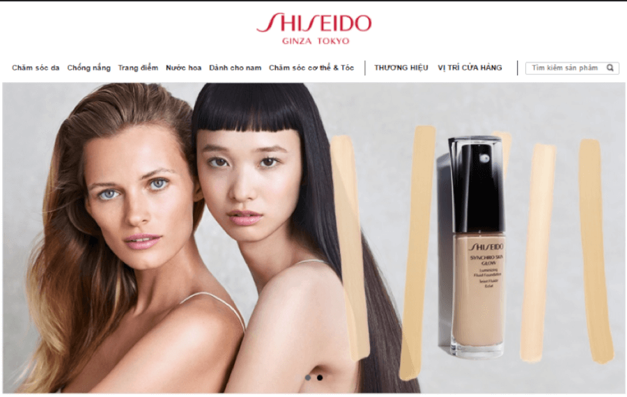 Shiseido chào hàng