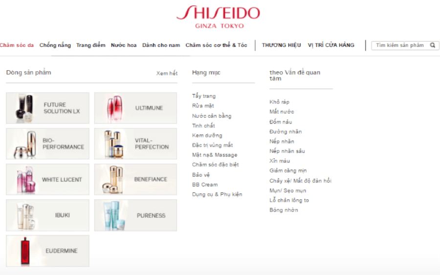 Shiseido chào hàng khuyến mãi