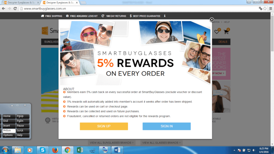 Smartbuyglasses mã giảm giá