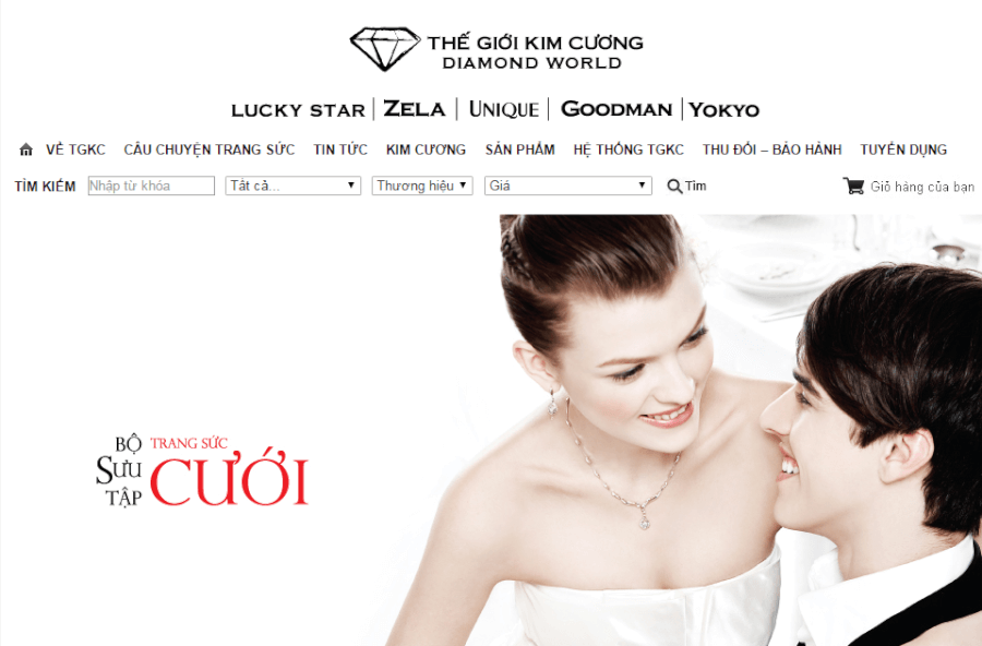 Thế Giới Kim Cương chào hàng