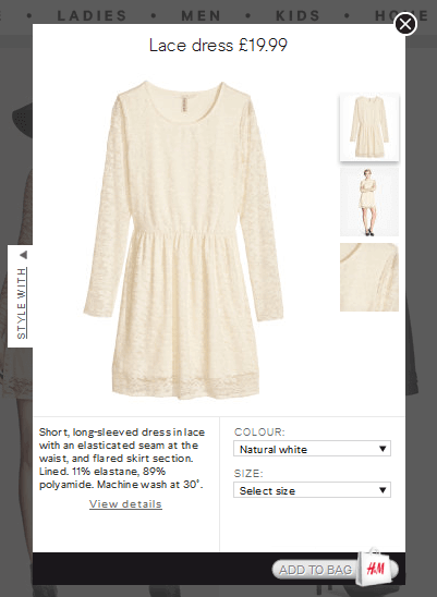 H&M lace dress H&M lace dress