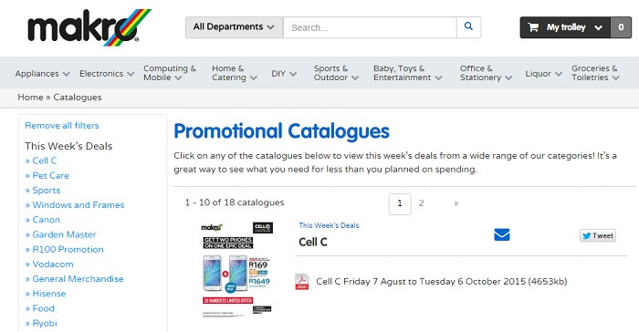 ZA Makro catalogues ZA Makro catalogues