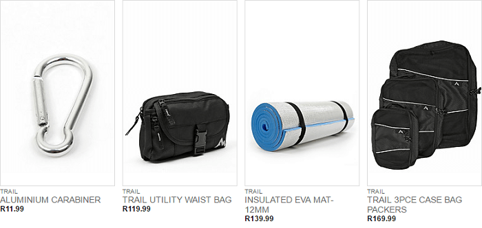 Outdoor items on sale at MR Price Sport Outdoor items on sale