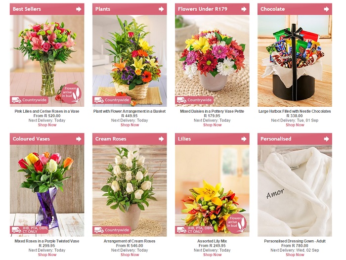 Netflorist voucher 50 December 2017 Look! Picodi South Africa