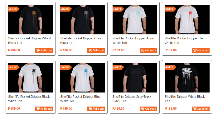 ZA Shelflife clothes ZA Shelflife clothes