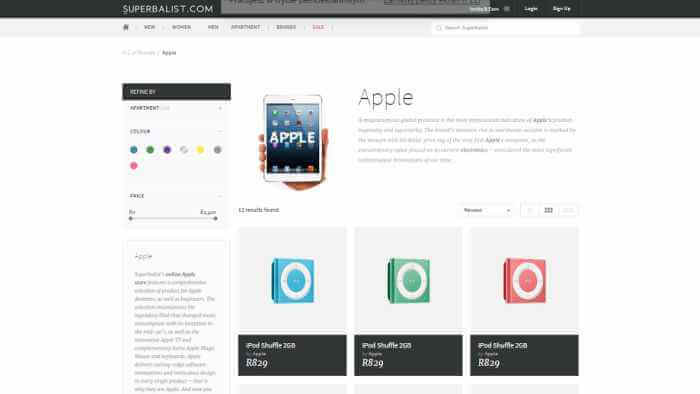 browse a wide range of products at Superbalist browse a wide range of products at Superbalist