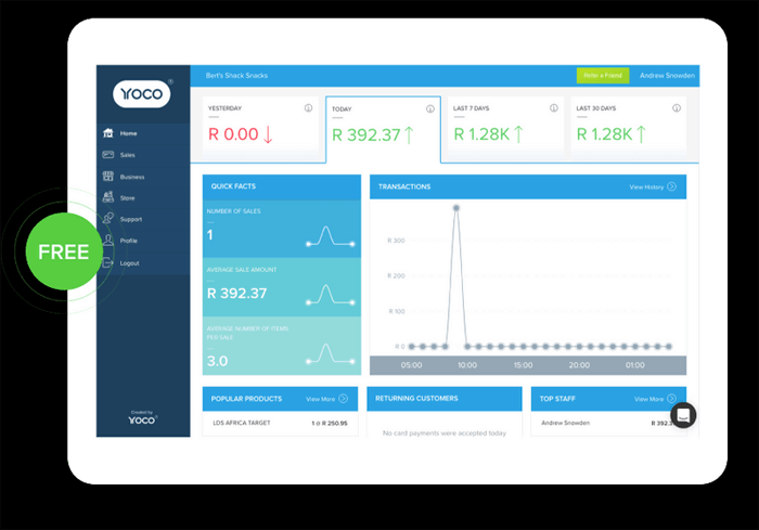 ZA Yoco software ZA Yoco software