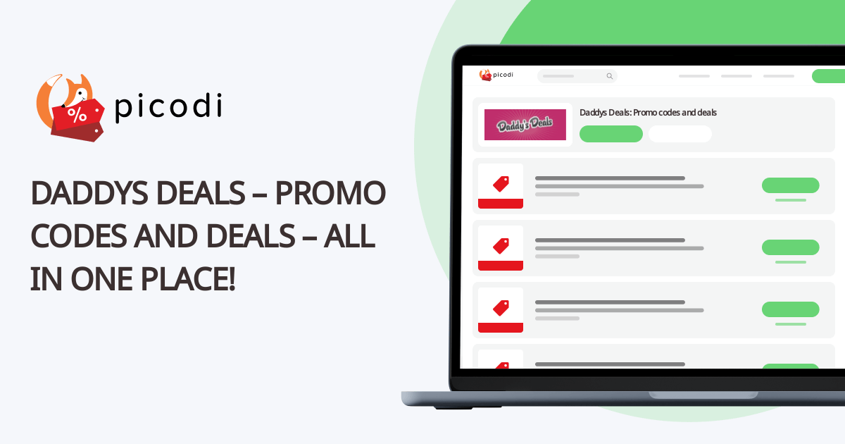 Daddy's Deals promo code | 75% | May 2026
